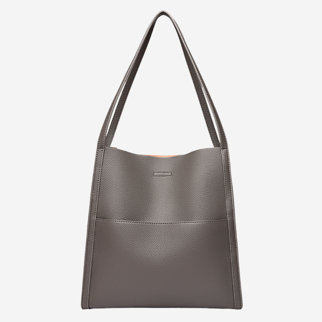 Fera - Bolso tote grande con efecto piel granulada