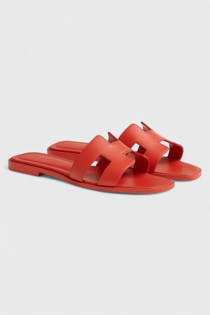 Brigitte - Sandalias de piel con diseño de H