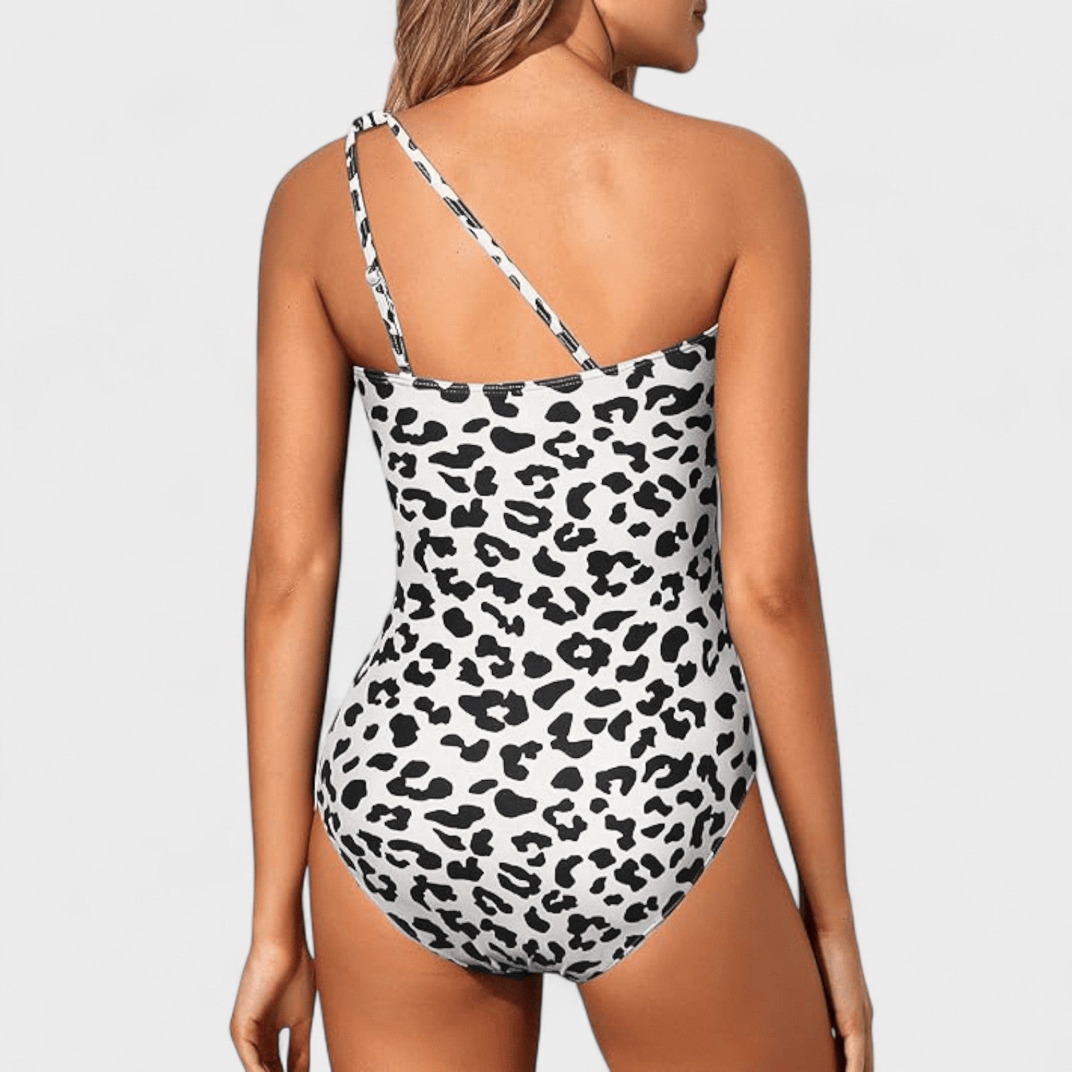 Grace - Traje de baño asimétrico con fruncido