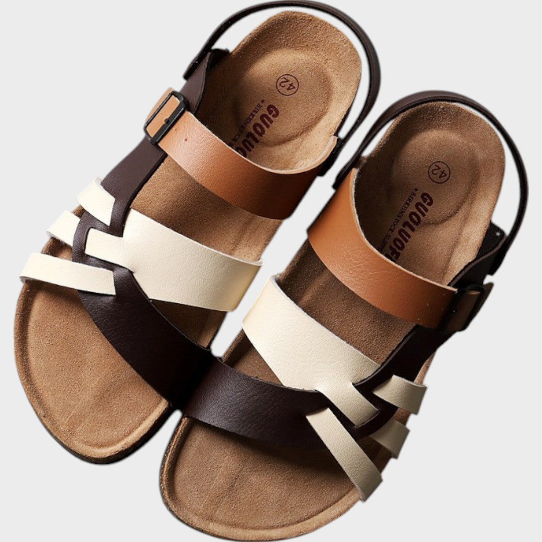 Cecília - Sandalias cómodas de tiras cruzadas