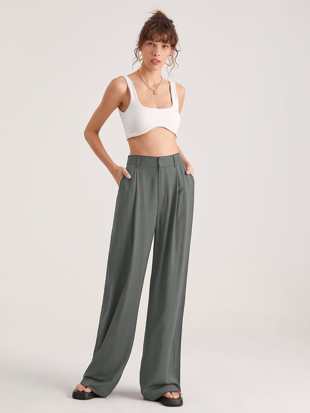 Carmelo - Pantalón ancho estilo versátil