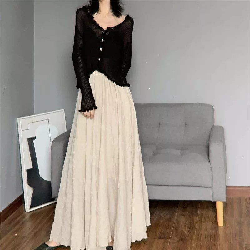 Luna - Falda maxi varios colores | comodidad y estilo fluido