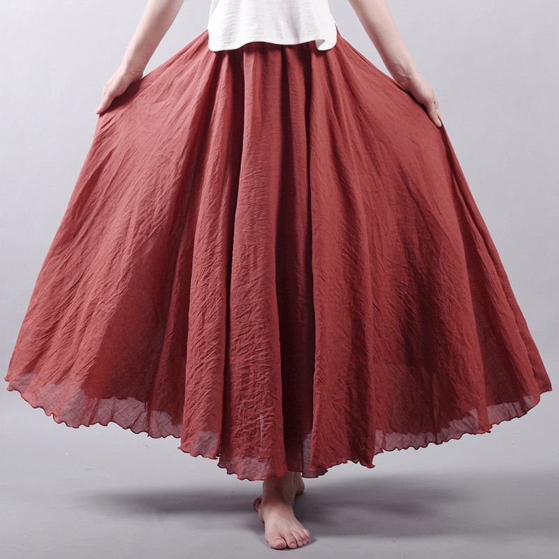 Luna - Falda maxi varios colores | comodidad y estilo fluido