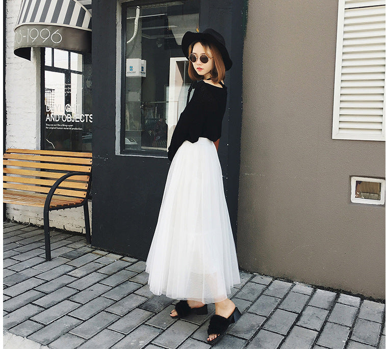 Nocturne - Maxi falda tul | varios colores & elegancia