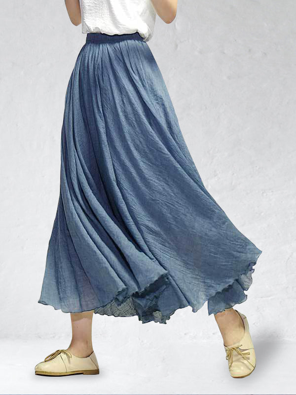 Luna - Falda maxi varios colores | comodidad y estilo fluido