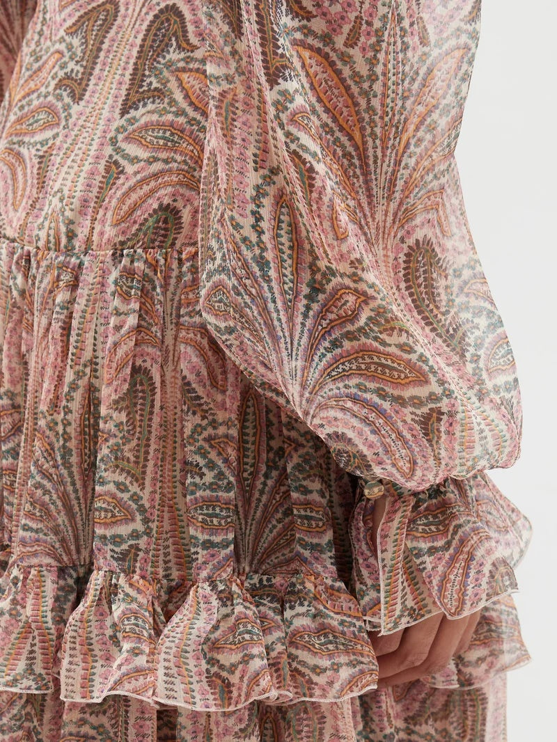 Ayla - Vestido maxi con volantes