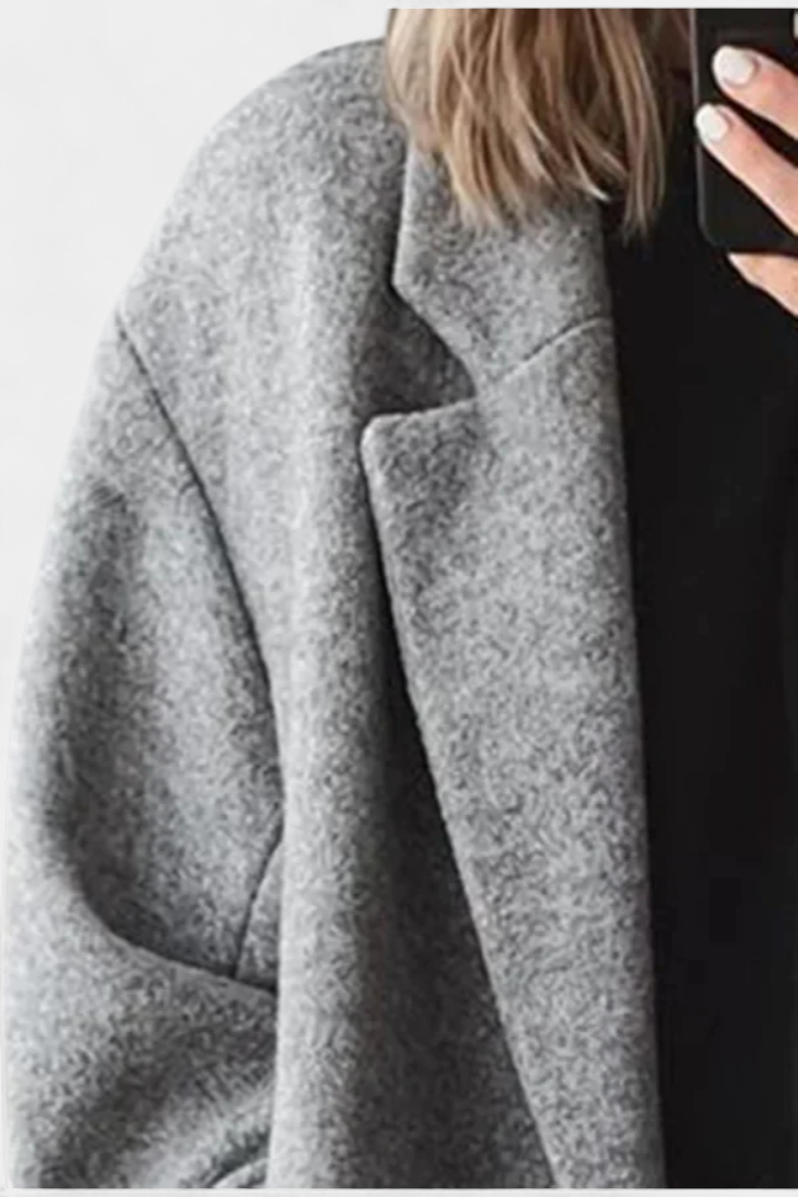 Lora - Abrigo de lana oversized