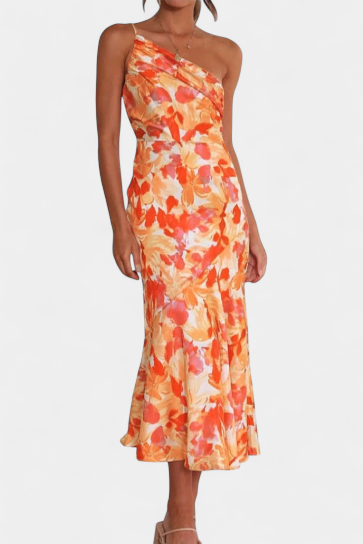 Reya - Vestido midi jardín en flor