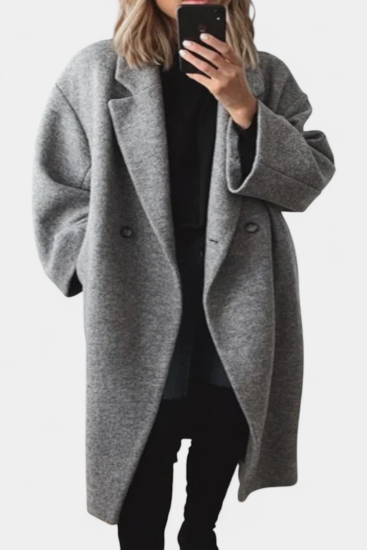 Lora - Abrigo de lana oversized