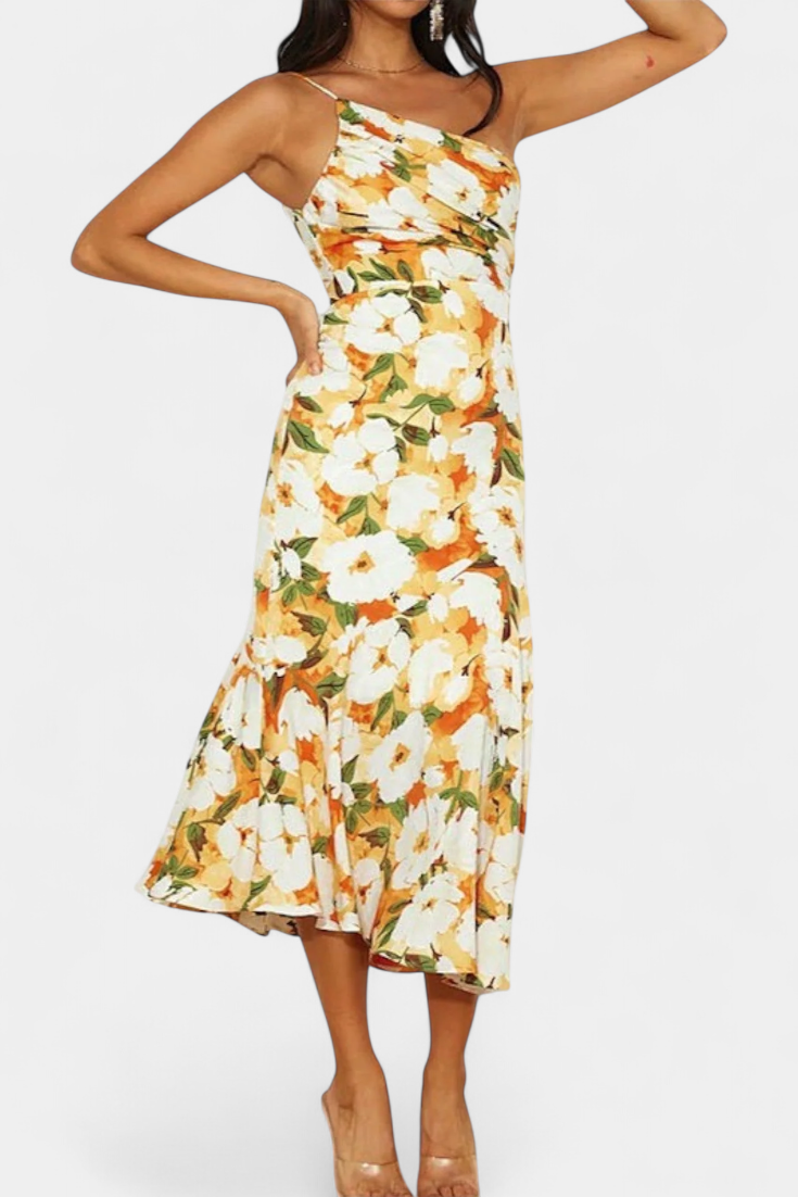 Reya - Vestido midi jardín en flor