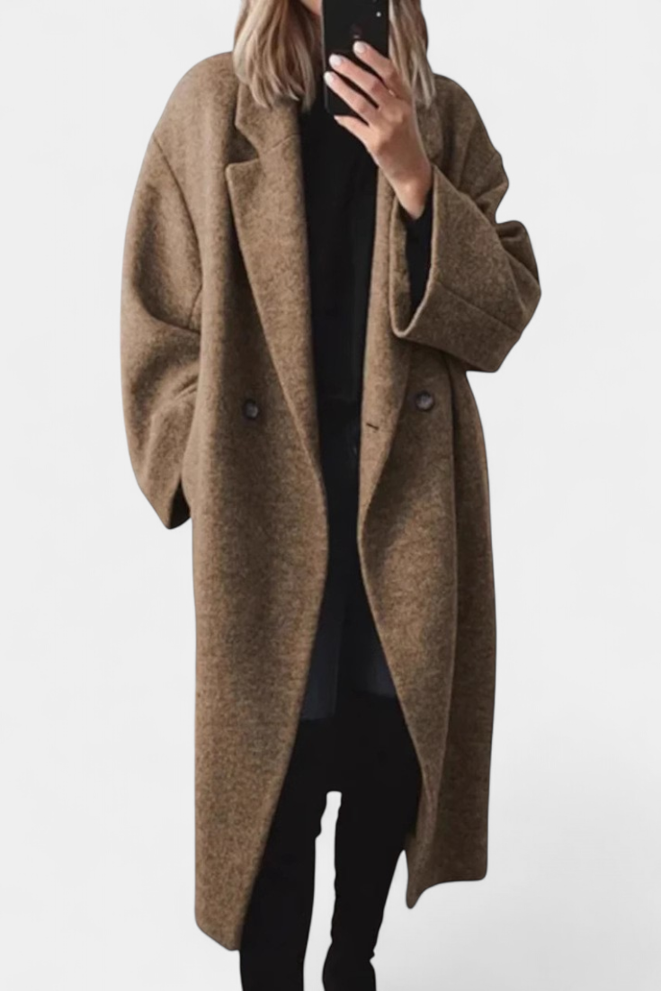 Lora - Abrigo de lana oversized