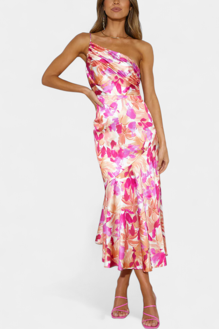 Reya - Vestido midi jardín en flor
