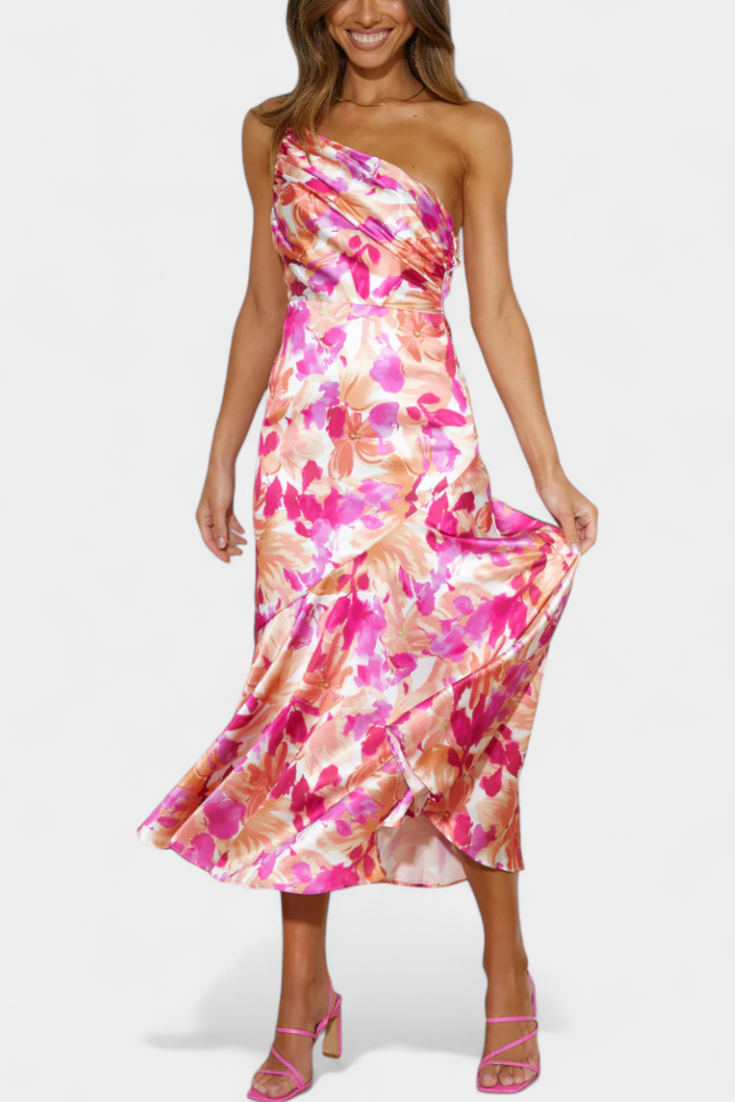 Reya - Vestido midi jardín en flor